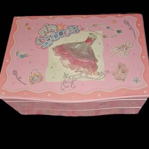 Pink Princess Jewelry Box for Kids - Sparkle Dress Design